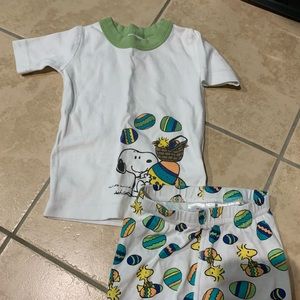 Hanna andersson size 90 (3) snoopy pjs